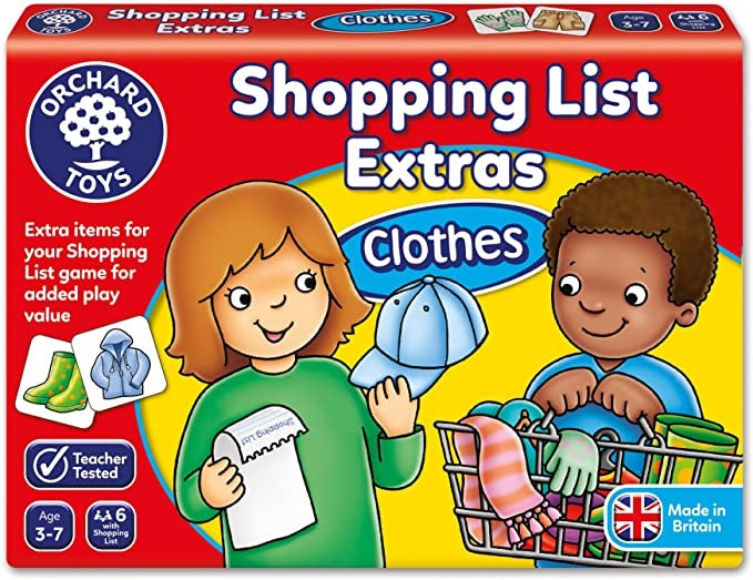 Shopping List Booster Pack - Clothes