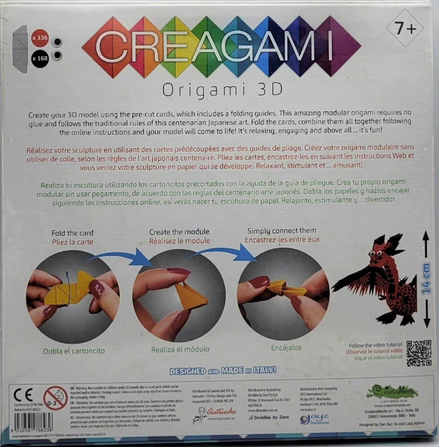 Creagami Origami 3D Kit DRAGON