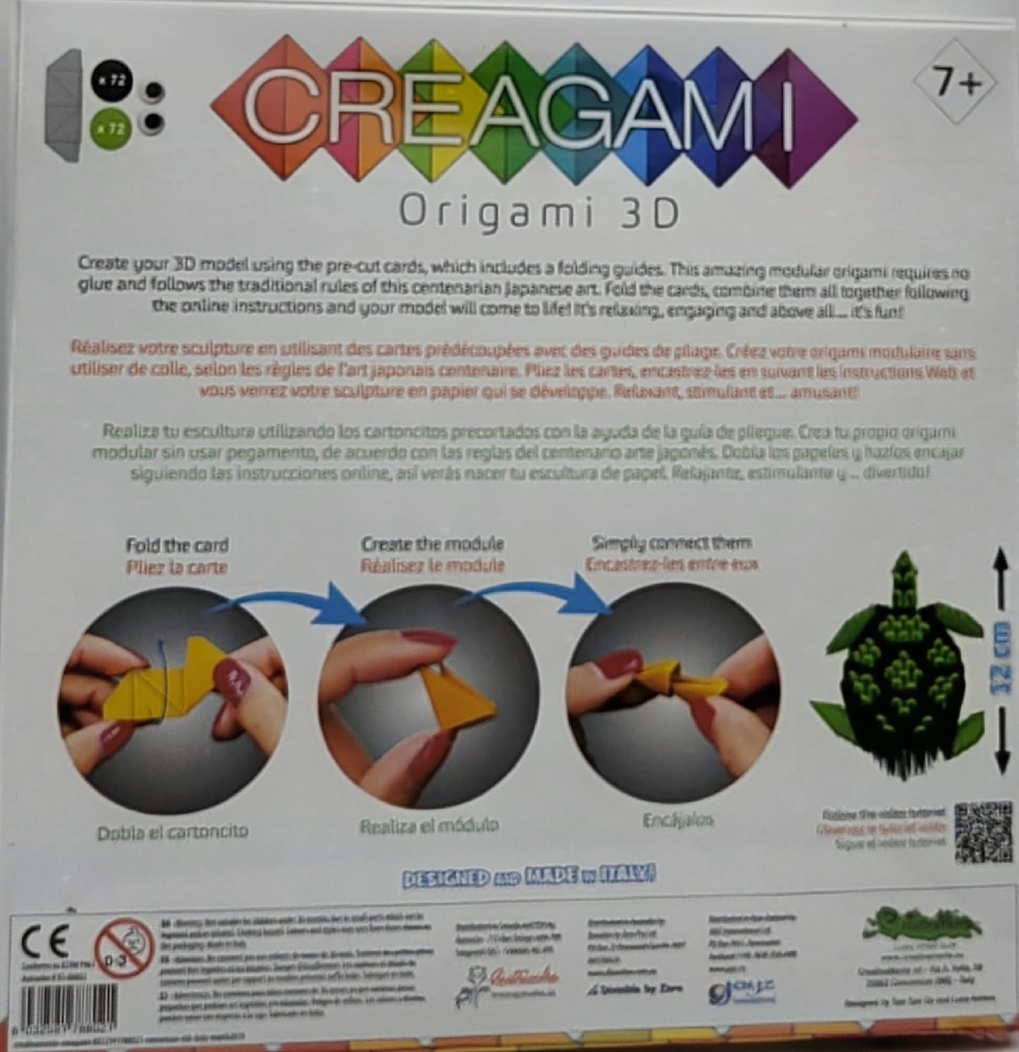Creagami Origami 3D Kit TURTLE