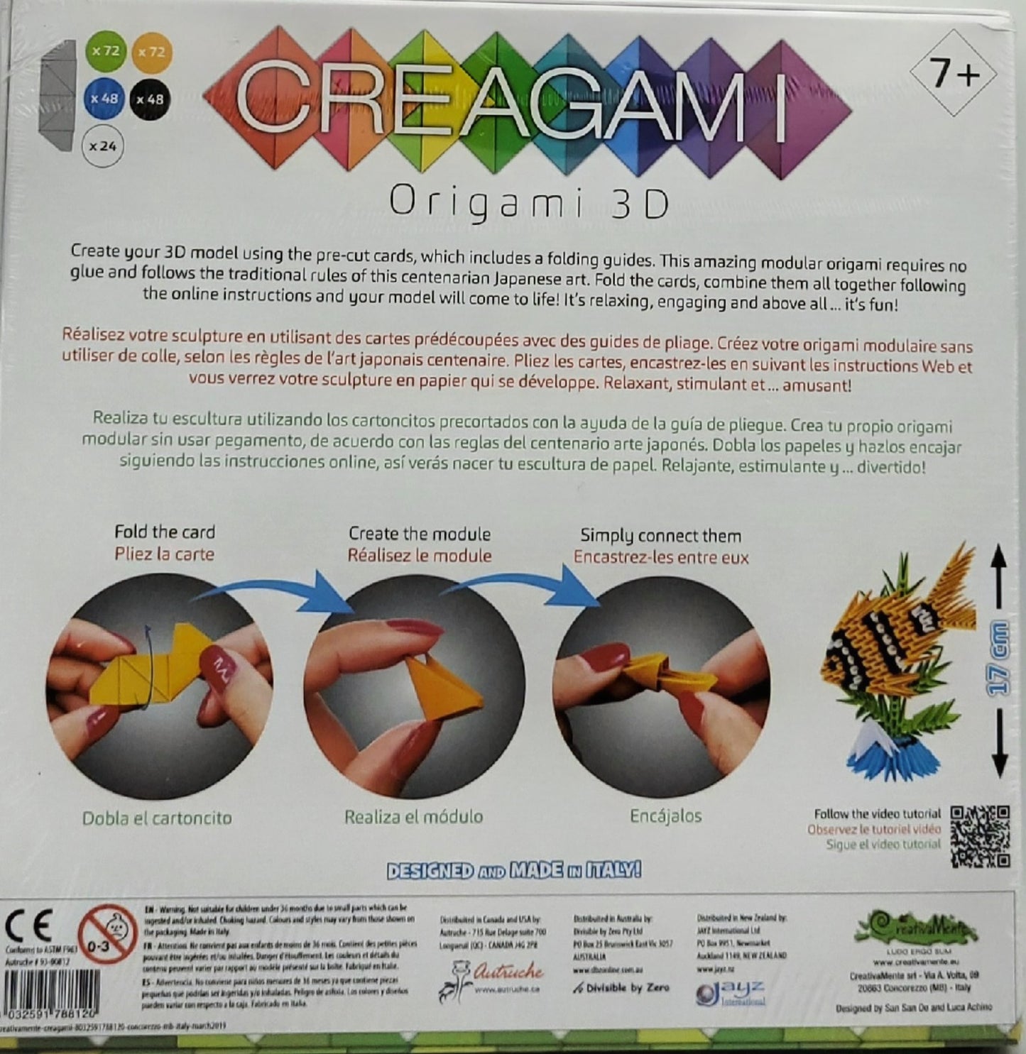 Creagami Origami 3D Kit FISH